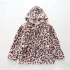 Animal Print, Girls Faux Fur Hooded Jacket