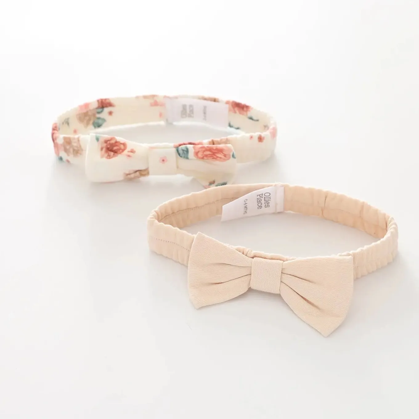Autumn Rose, Baby Girl Headbands 2 Pack