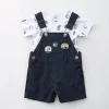 Baby Boy Travel Woven Overall Set