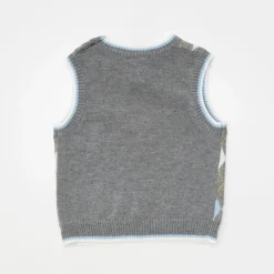 Baby Boy Vest Boys Harvard Knit