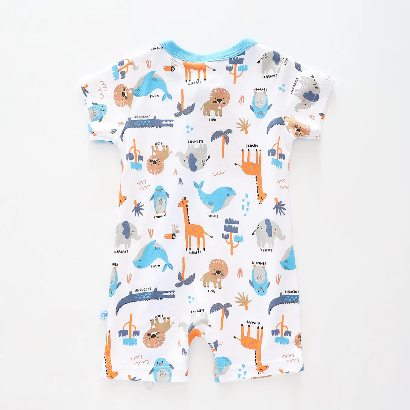 Baby Boys Animal Adventure Romper