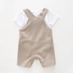 Baby Boys, Bear Shortalls Set