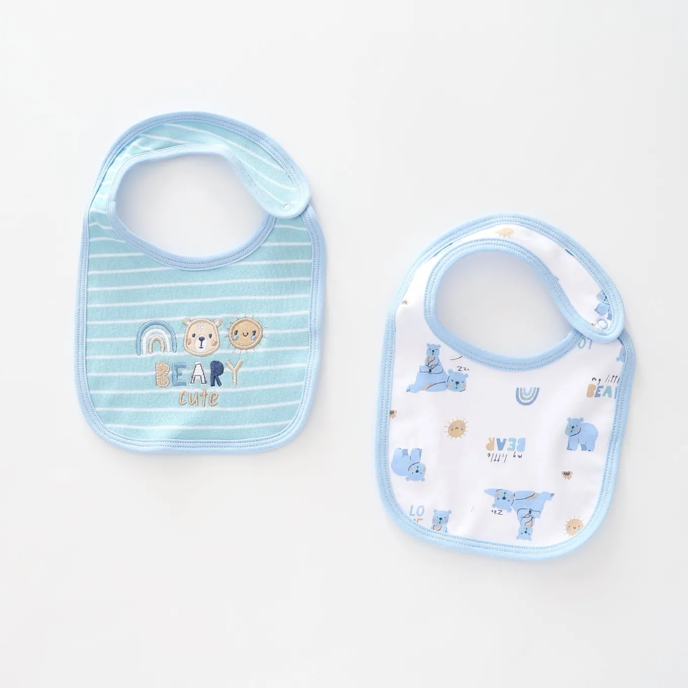 Baby Boys Bib Set, My Little Bear