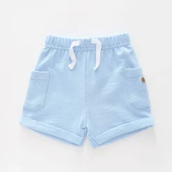 Baby Boys Blue Bell Knit Shorts