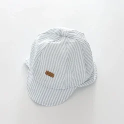 Baby Boys Blue Flap Hat
