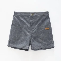 Baby Boys Dark Chambray Denim Shorts