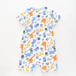 Baby Boys Dino Print Romper