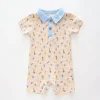 Baby Boys, Love Mum and Dad Collared Romper
