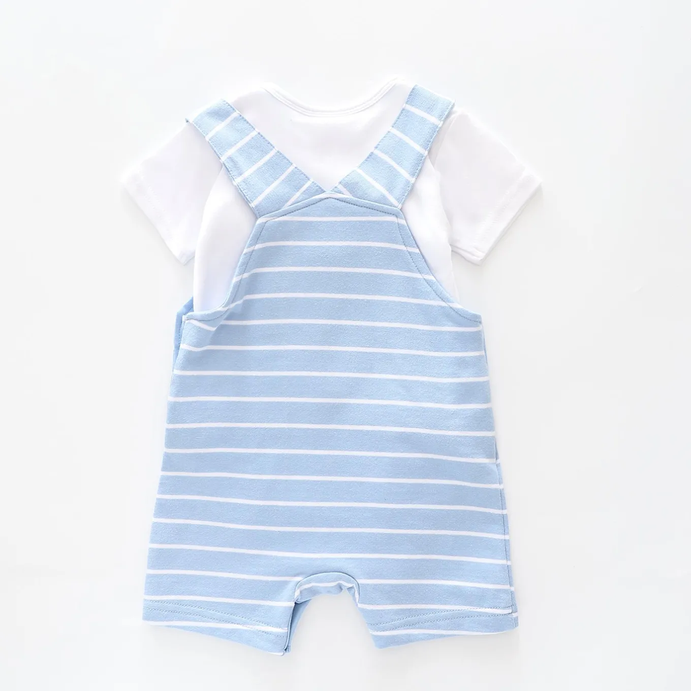 Baby Boys, Love Mum and Dad Short Overalls Set