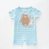 Baby Boys, My Daddy My Hero Short Romper