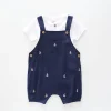 Baby Boys Nicely Nautical Overalls Set
