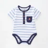 Baby Boys Nicely Nautical Bodysuit