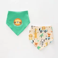 Baby Boys, Party Animals Bandana Bib Set