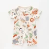 Baby Boys Safari Print Romper