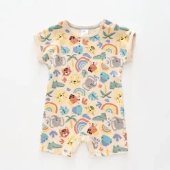 Baby Boys Sunshine Safari Short Romper