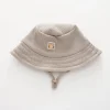 Baby Boys Textured Cotton Bucket Hat