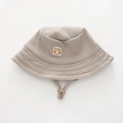 Baby Boys Textured Cotton Bucket Hat