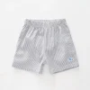 Baby Boys Whale Stripe Woven Shorts