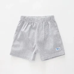 Baby Boys Whale Stripe Woven Shorts