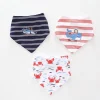 Baby Boys, Whaley Cute 3pc Bandana Bib Set