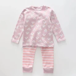 Baby Girls' All Over Cloud Print Pyjama Set