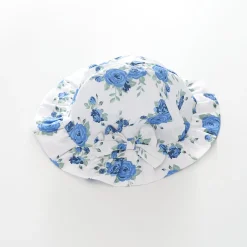 Baby Girls, Blue Rose Sun Hat