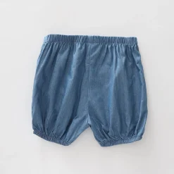 Baby Girls, Chambray Bloomer Shorts