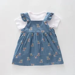 Baby Girls Koala Pinafore Set