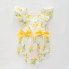 Baby Girls, Lemon Print Sunsuit