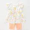 Baby Girls, Meadows Top and Tights Set