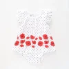 Baby Girls, Pretty Poppy Romper Dress