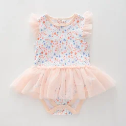 Baby Girls, Spring Fields Tutu Bodysuit