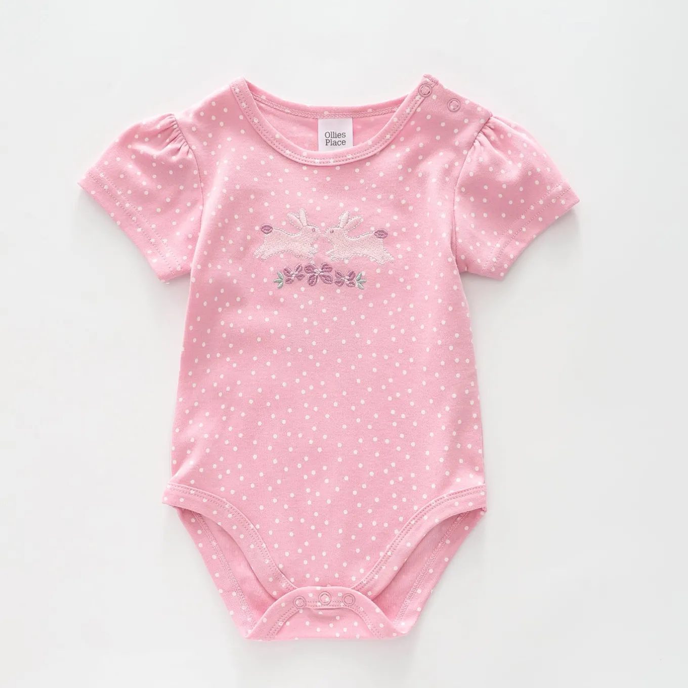 Baby Girls, Summer Bunny Bodysuit