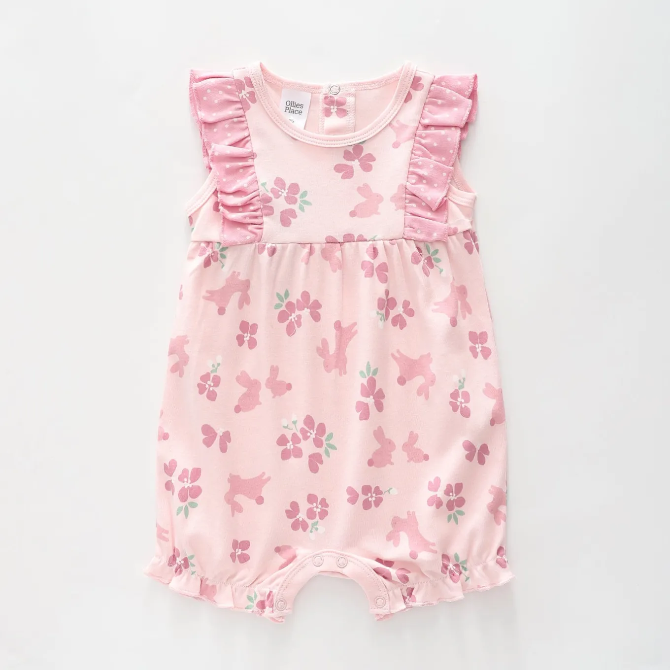 Baby Girls, Summer Bunny Romper