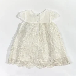 Baby Infant Girl Ivory Dress Lace Formal Dress
