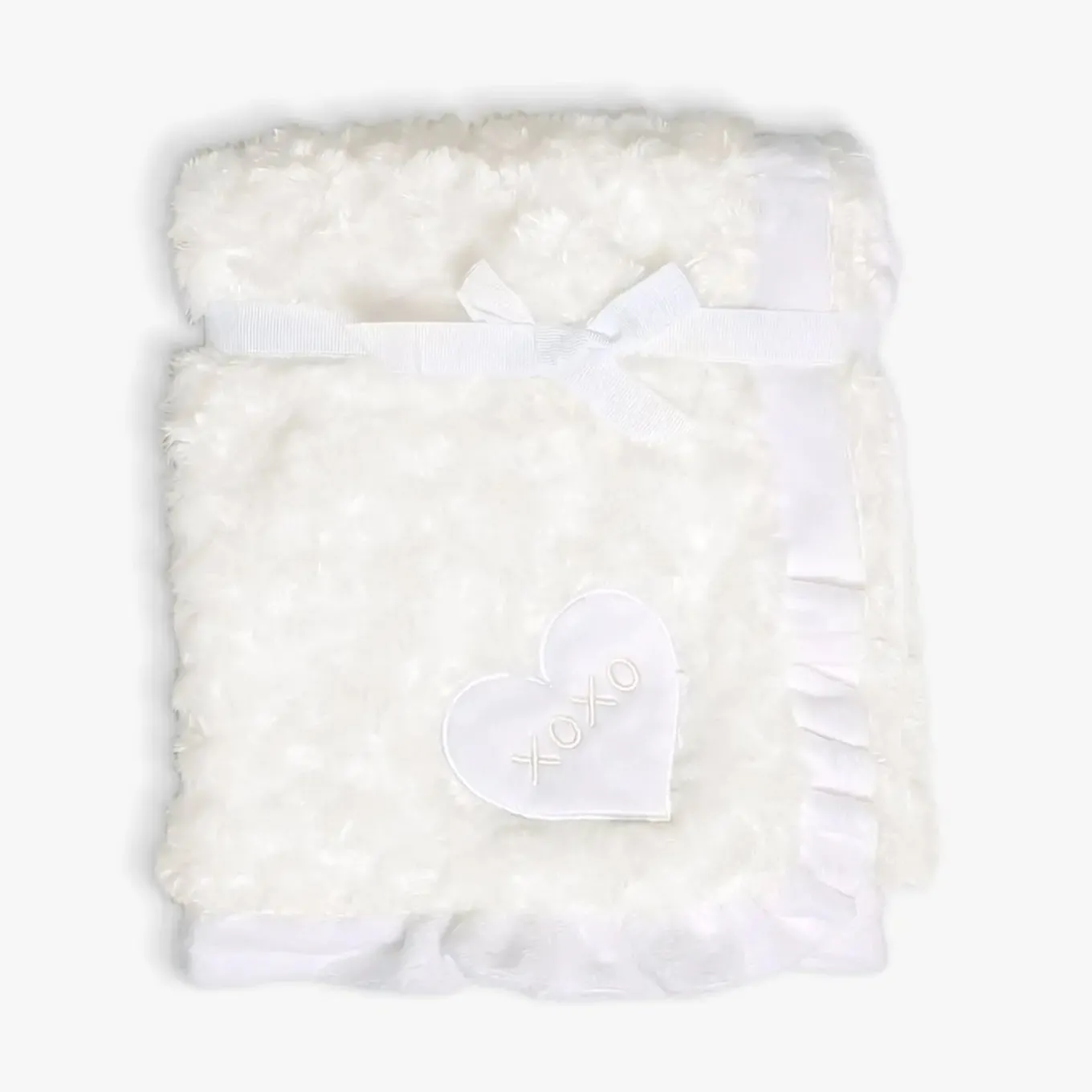 Baby Rose Fur Blanket Cream