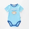 Baby Slogan Bodysuit, Grandma Thinks Im Perfect