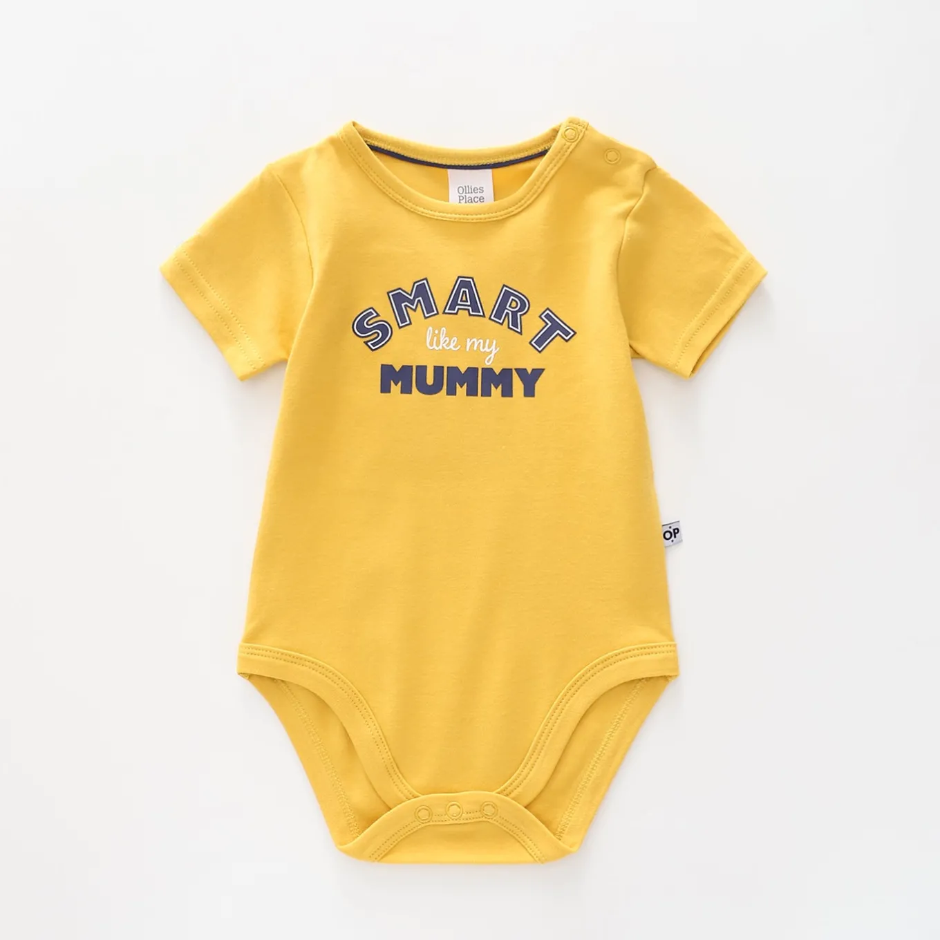 Baby Slogan Bodysuit, Smart Like My Mummy