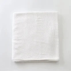 Bamboo Baby Blanket, White