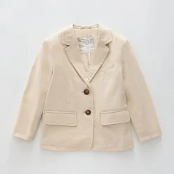 Beige Linen Blazer