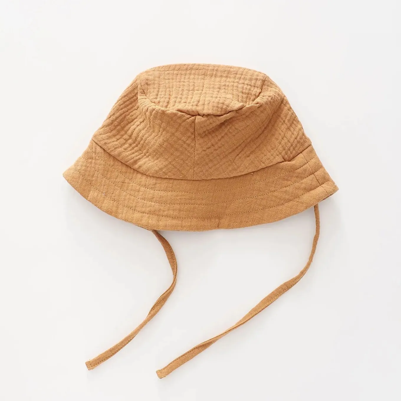 Biscuit Cheesecloth Bucket Hat
