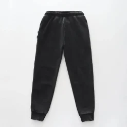 Black Acid Wash, Older Boys Track Pant