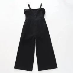 Black Ruffle Jumpsuit