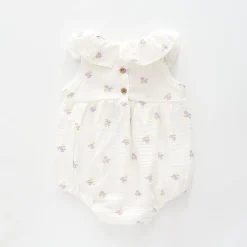 Blossom Floral Cheesecloth Bodysuit