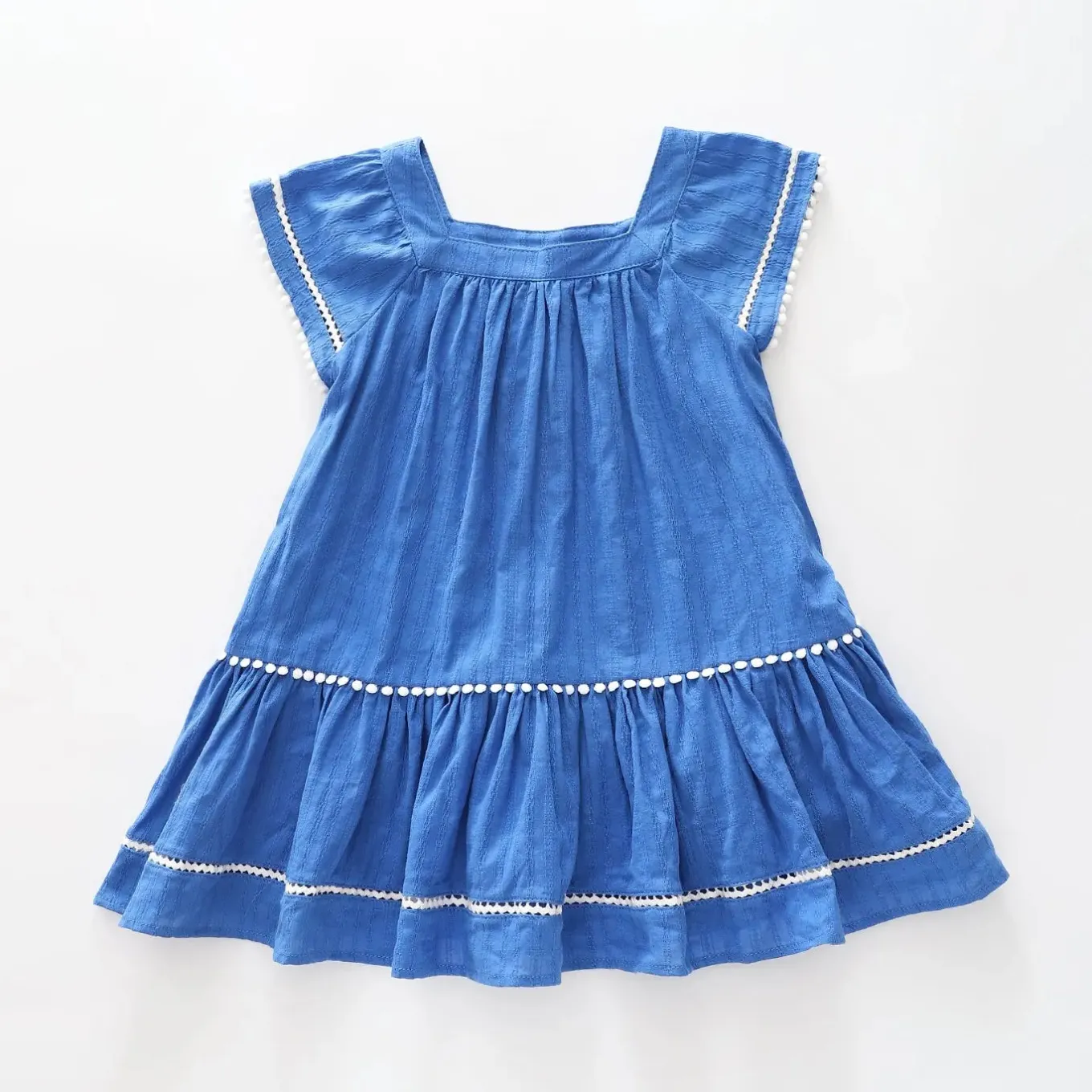 Blue and White Dress