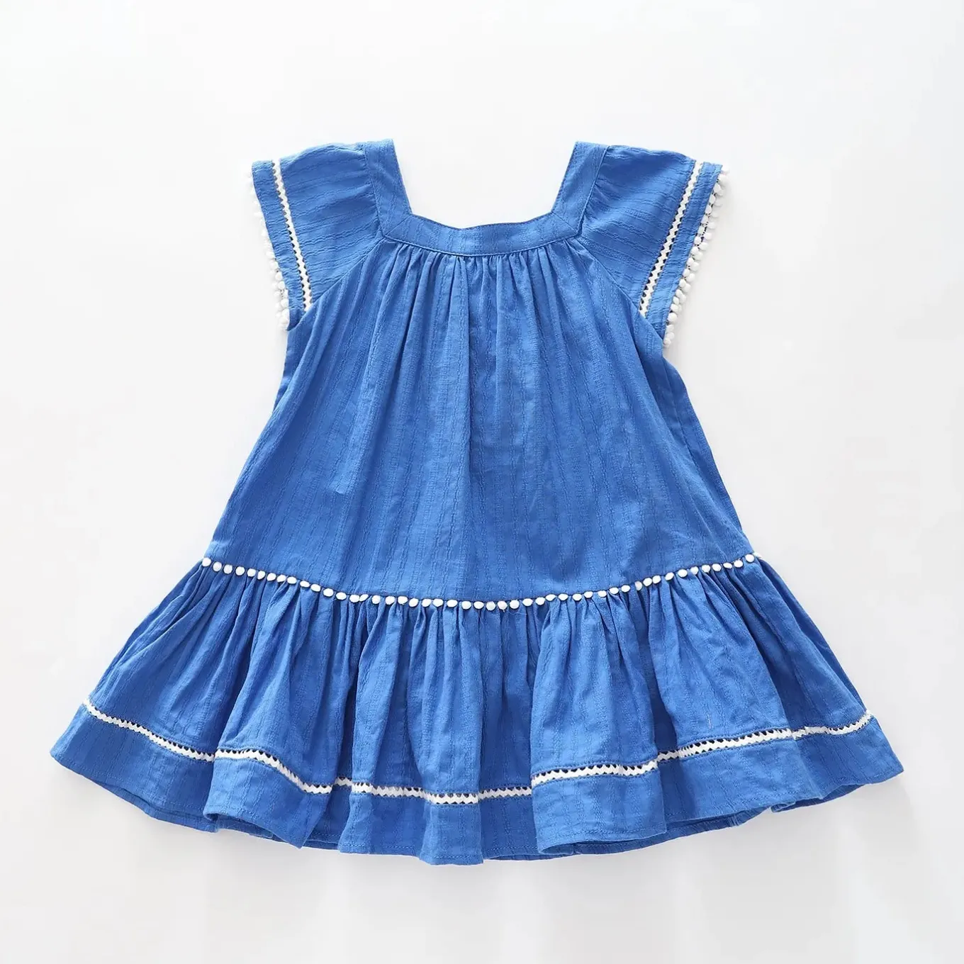 Blue and White Dress