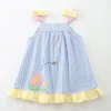 Blue Bee Flower Dress
