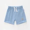 Blue Casual Shorts