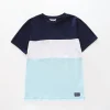 Blue Spliced Tee