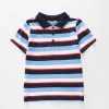 Blue Stripe Polo Tee